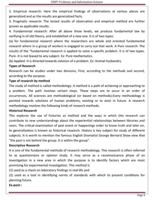 Eduiq Unit 8 to 10 Library Science Printed Notes with MCQs and Answers for CSIR UGC NET SET JRF Exam Preparation-b