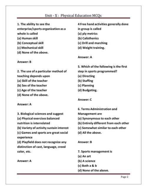 EduIQ Physical Education Notes Unit 9 and 10 with MCQs for CSIR UGC NET SET JRF Exam-g