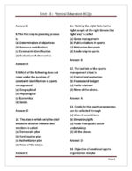 EduIQ Physical Education Notes Unit 6 to 10 with MCQs for CSIR UGC NET SET JRF-l