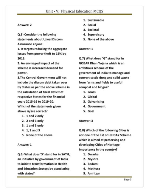 EduIQ Physical Education Notes Unit 6 to 10 with MCQs for CSIR UGC NET SET JRF-g