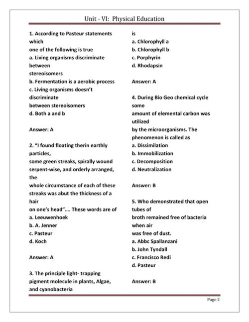EduIQ Unit 5 and 6 Physical Education Notes with MCQs for CSIR UGC NET SET JRF-g
