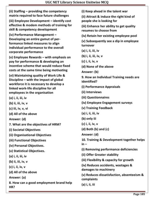 EduIQ Library Science Unit 6 to 8 Printed Notes with MCQs and Answers for UGC NET, SET, JRF Exams-d