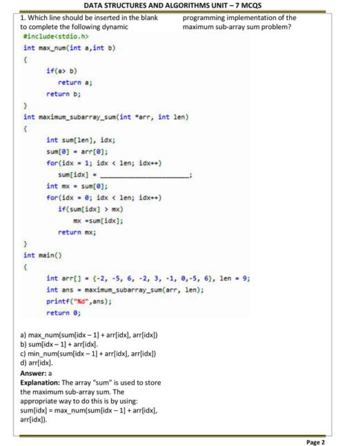 Eduiq CSA Unit 7 and 8 Computer Science Notes with MCQs for UGC NET JRF-f