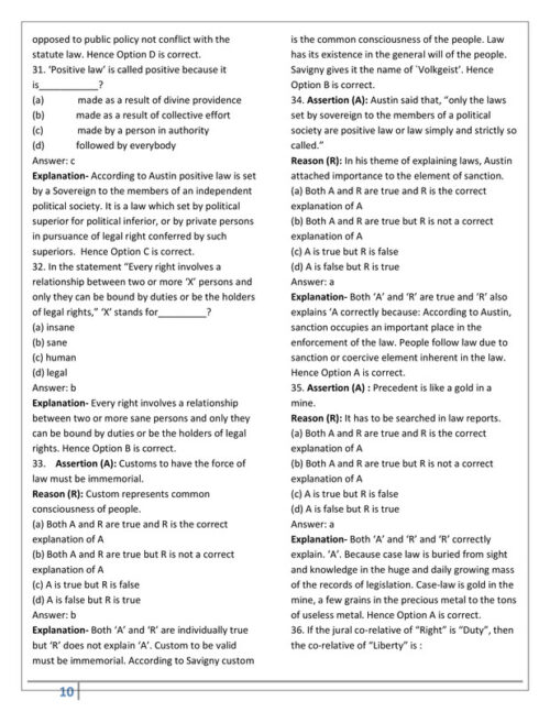 EduIQ Unit 1 to 5 Law Printed Notes with MCQs for CSIR UGC-NET SET PHD JRF exam preparation-f