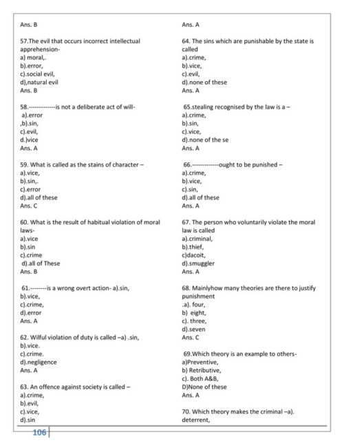 EduIQ Unit 1 to 5 Law Printed Notes with MCQs for CSIR UGC-NET SET PHD JRF exam preparation-g