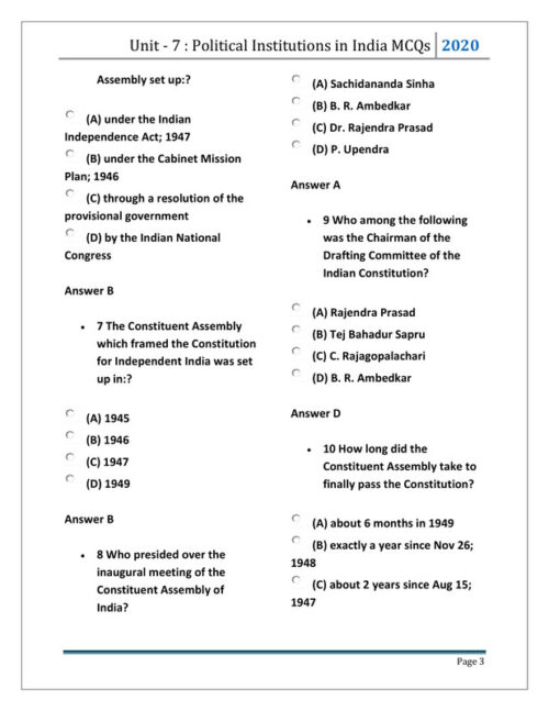 EduIQ PSIR Unit 1 to 10 Printed Notes by Bhardwaj Academy with MCQs for UGC NET/SET 2025-h