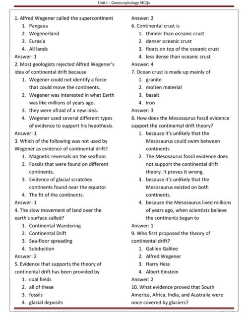EduIQ Geography Geomorphology and Climatology Printed Notes with MCQs for UGC NET/SET 2025-f