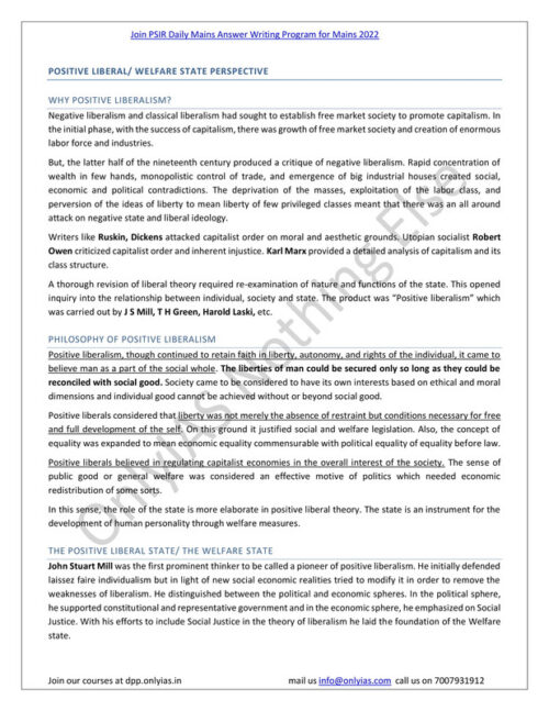 IAS PSIR Paper-I Printed Notes with GS SCORE Topical 5 Test for UPSC Mains-b