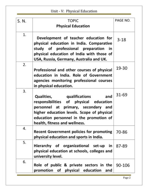 EduIQ Unit 5 and 6 Physical Education Notes with MCQs for CSIR UGC NET SET JRF-a