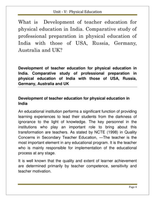 EduIQ Unit 5 and 6 Physical Education Notes with MCQs for CSIR UGC NET SET JRF-c