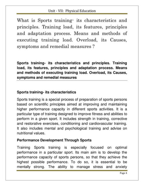 EduIQ Physical Education Notes Unit 7 and 8 with MCQs for CSIR UGC NET SET JRF Exam-c