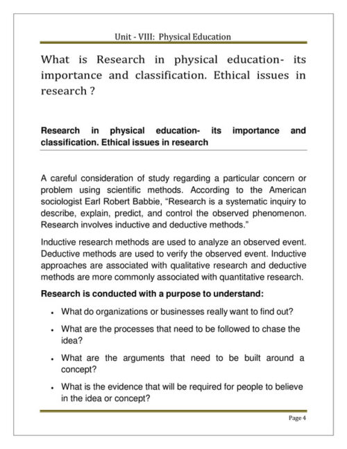 EduIQ Physical Education Notes Unit 6 to 10 with MCQs for CSIR UGC NET SET JRF-e