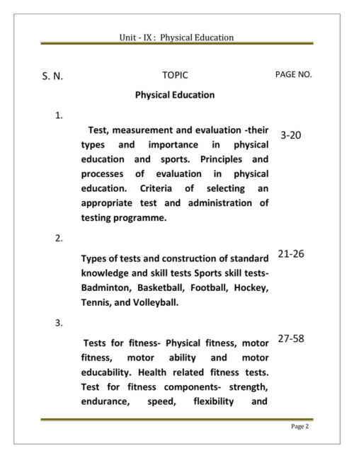 EduIQ Physical Education Notes Unit 9 and 10 with MCQs for CSIR UGC NET SET JRF Exam-a
